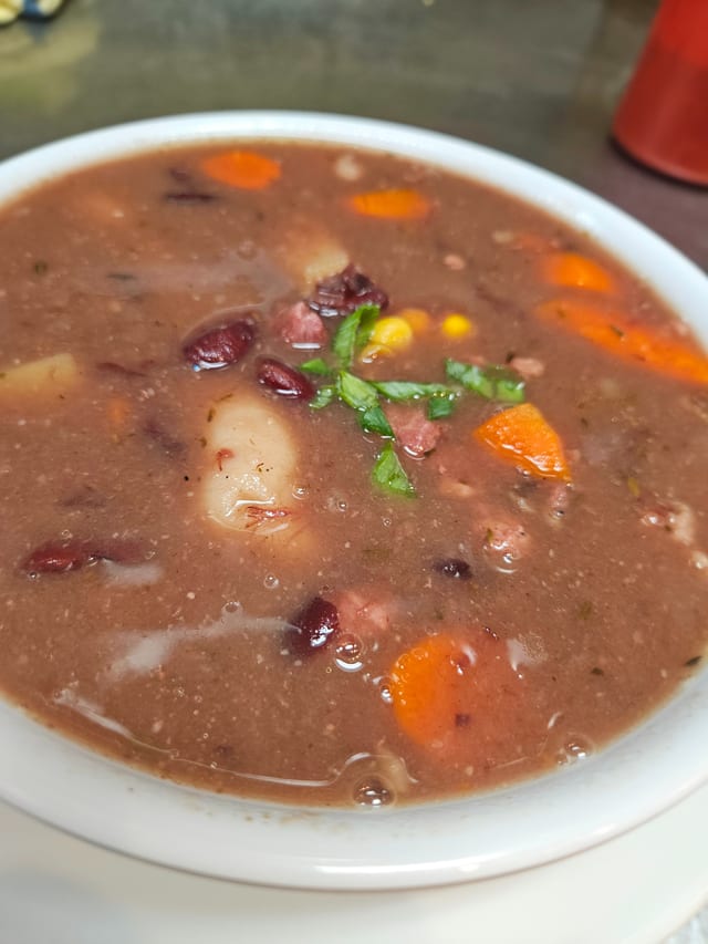 Beef & Red Pea Soup.