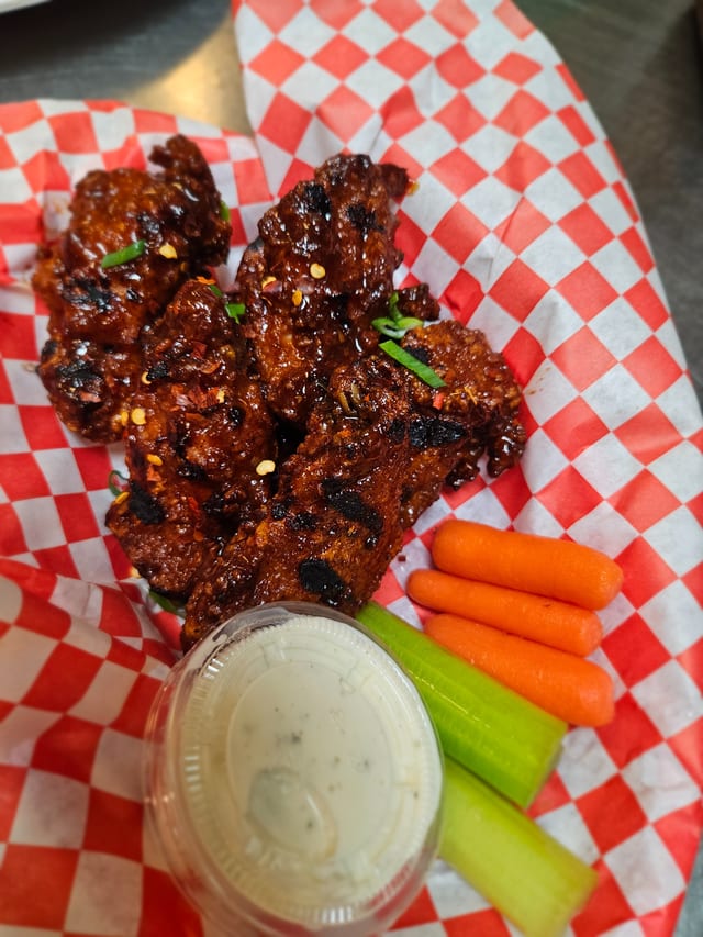 Sweet & Spicy Jerk Wings.