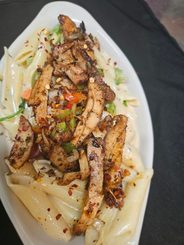 Jerk Chicken Pasta.