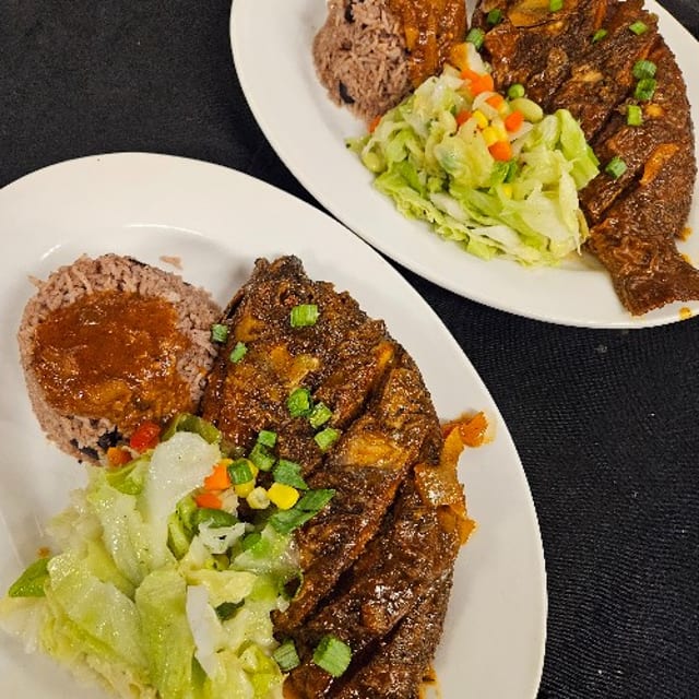 Brown Stew Fish.