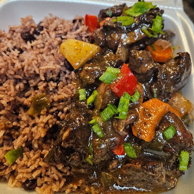Brown Stew Chicken.