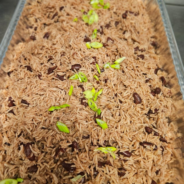 Coconut Milk Rice & Peas.